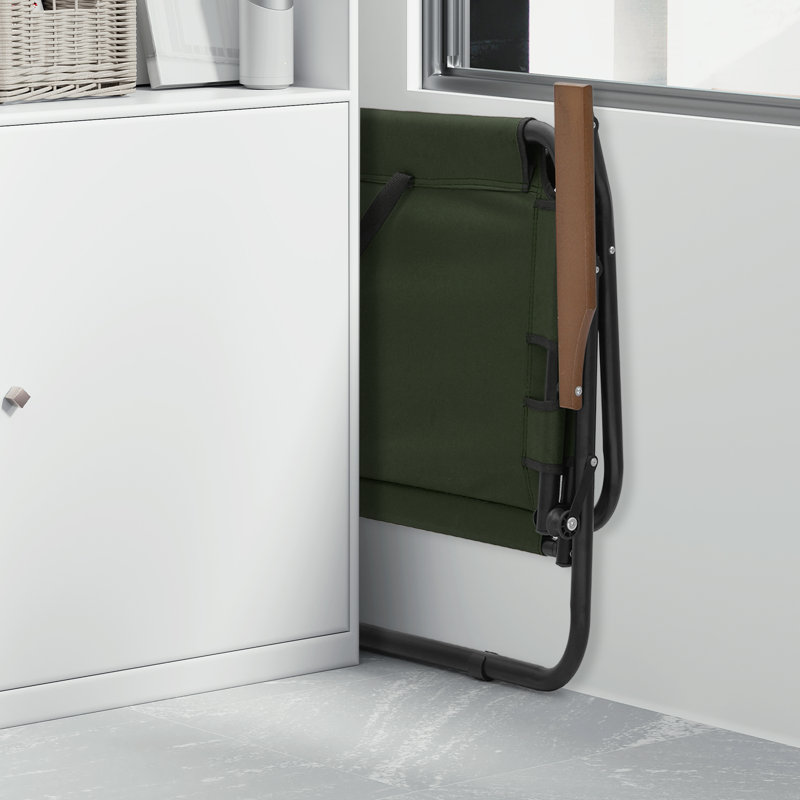 Banquette de camping pliante Clauson, Vert foncé