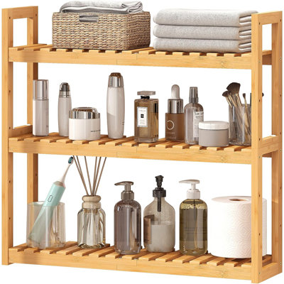 Tablettes de salle de bain pour le rangement, tablettes de salle de bain noires au-dessus de la toilette, tablette réglable à 3 niveaux pour le rangement de la salle de bain