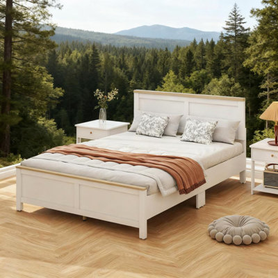 Full Bed Frame With Headboard