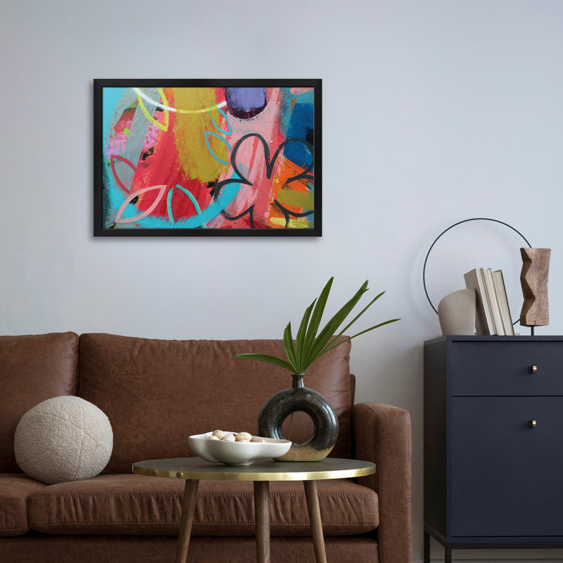 Abstrait 16 - reproduction d'art mural - affiche de galerie, H 16 po x l 24 po