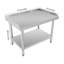 Table de travail avec dosseret, table de préparation pour cuisine, restaurant, garage, buanderie-102046161