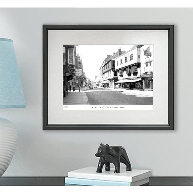 Canterbury, High Street C1955 - Single Picture Frame Print, 28cm H x 36cm W x 2.3cm D