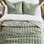 Double Box Stitch Velvet Quilt set-106358836-106358835