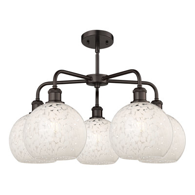 Bellagrace 5 - Light Dimmable Globe Chandelier