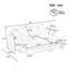 Canapé modulaire en L de 83 po avec canapé L 83 po-957096822