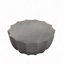 Table basse imperméable 35,43 po pour l'extérieur et l'intérieur, conception en ciment Mgo durable, convient aux terrasses, jardins, arrière-cours et salons-2072405461