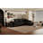 104.5" Modern L-Shape 3 Seat Reversible Sectional Couch, Pull Out Sleeper Sofa With Storage Chaise And 2 Stools For Living Room Furniture Set