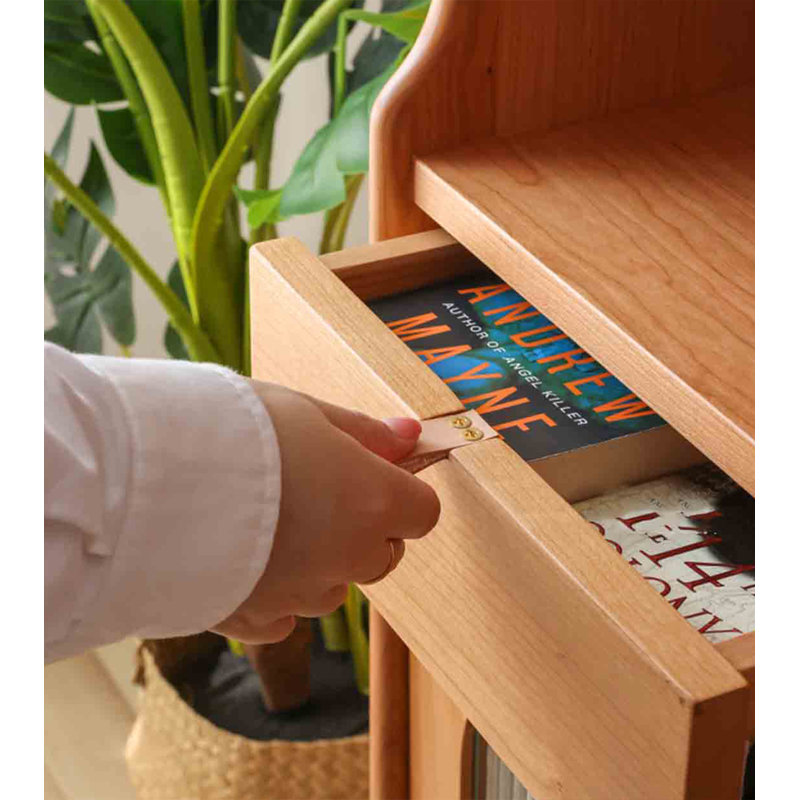 Vitrine simple en bois massif multifonctionnel