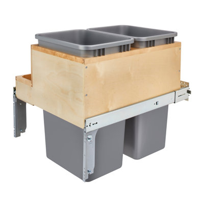Rev-A-Shelf Pull Out Top Mount Trash Can w/Soft-Close