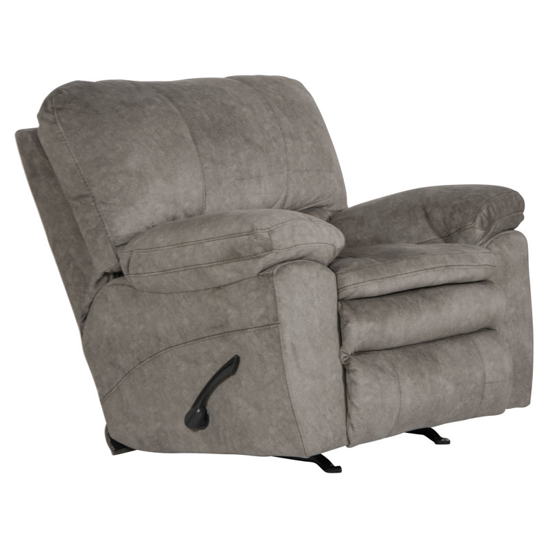 Damales 46.5" Wide Standard Recliner, Manual, Graphite Polyester