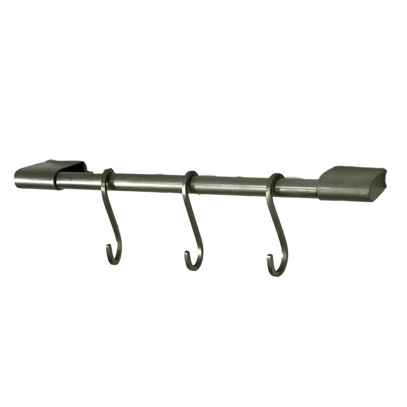 Barre à serviettes murale 16 po, Nickel brossé