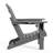 HDPE Outdoor Adirondack Foldable Chair Set Weather-Resistant  Fire Pit Chair With Cup Holder 4PCS-803083166