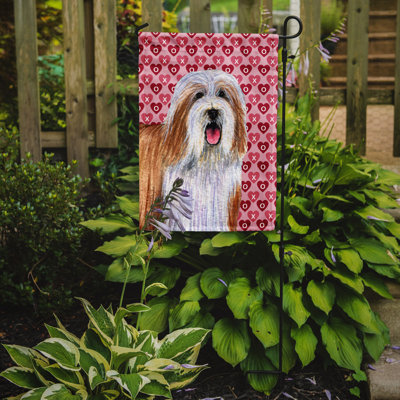Drapeau de jardin à 2 côtés Avariella Cooper Love and Hearts
