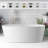 67" x 32" Freestanding Soaking Acrylic Bathtub-87245052
