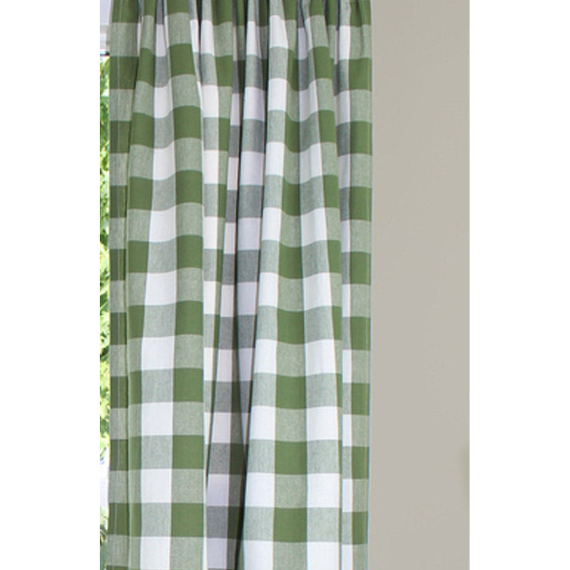 Abruscato Cotton Blackout Curtain Pair, 84" x 86"