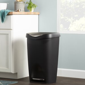 Calhoon Plastic 13 Gallon Step On Trash Can