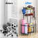 Garage Organizer Ball Storage Rack Rolling Cart With Basket And Hooks For Toy