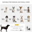 Poussette pour animaux de compagnie pour petits et moyens chiens, 3 grandes poussettes pliables pour chat avec auvent réglable, sangle de sécurité, panier de rangement-121605511