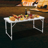 27.24'' Rectangular Adjustable Folding Table