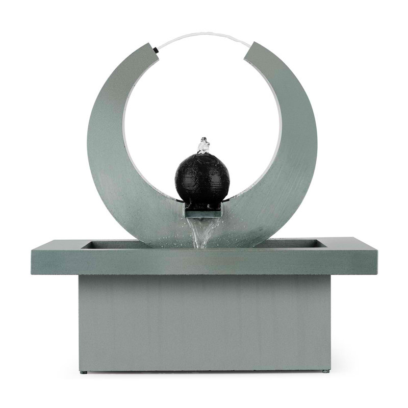 Outdoor Metal Sculptural Fountain