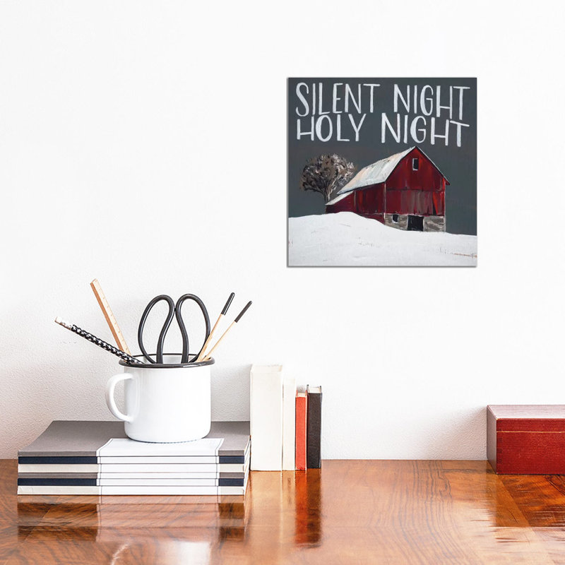 Silent Night Holy Night by Michele Norman - Wrapped Canvas Print, 30.48 cm H x 30.48 cm W