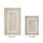 Ensemble de tapis pour salle de bain 2 pièces 100% coton 2370 g / m² Broshouse, tapis de salle de bain touffeté ultra moelleux, super absorbant certifié OEKO-TEX®, réversible, lavable à la machine, confort spa, sable / blanc-1922298103-1961748648