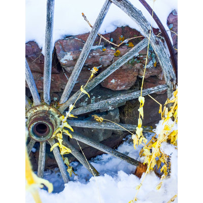 " Montana Wagon Wheel I " by Heidi Bannon