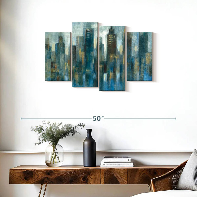 Rhythmic Reflection Light, 22" H x 36" W