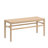 Mosquera Solid Wood Bench