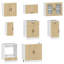 8 Piece Kitchen Cabinet Set Kalmar Engineered Wood-2091304493