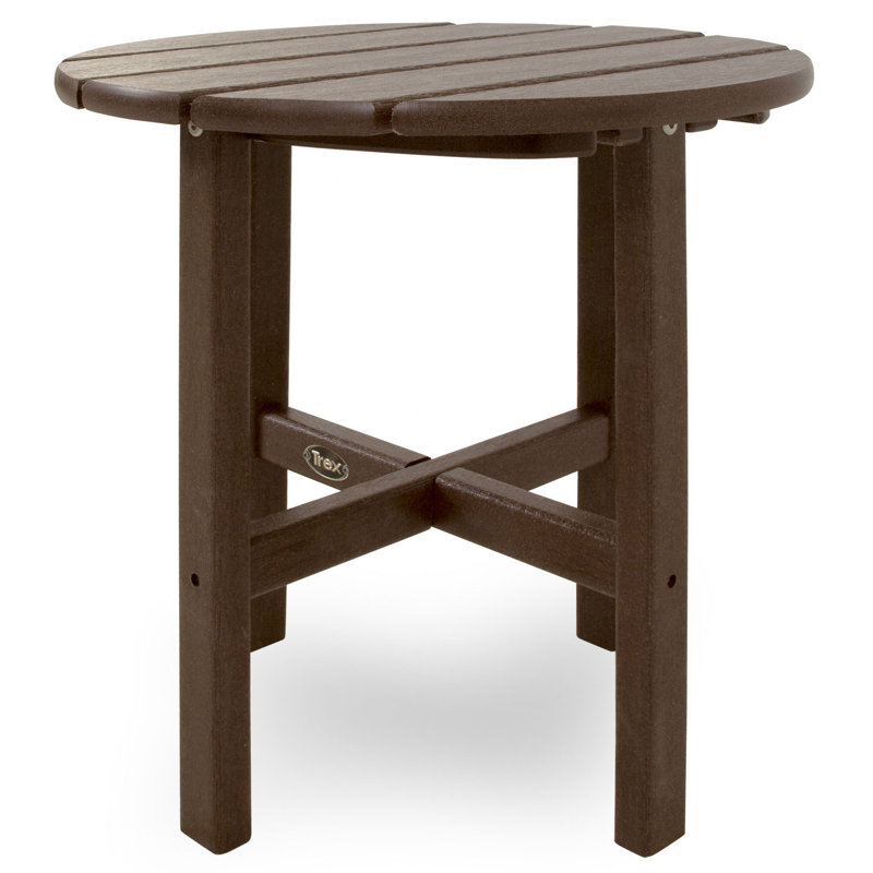 TREX Outdoors Cape Cod Round 18" Side Table, Vintage Lantern
