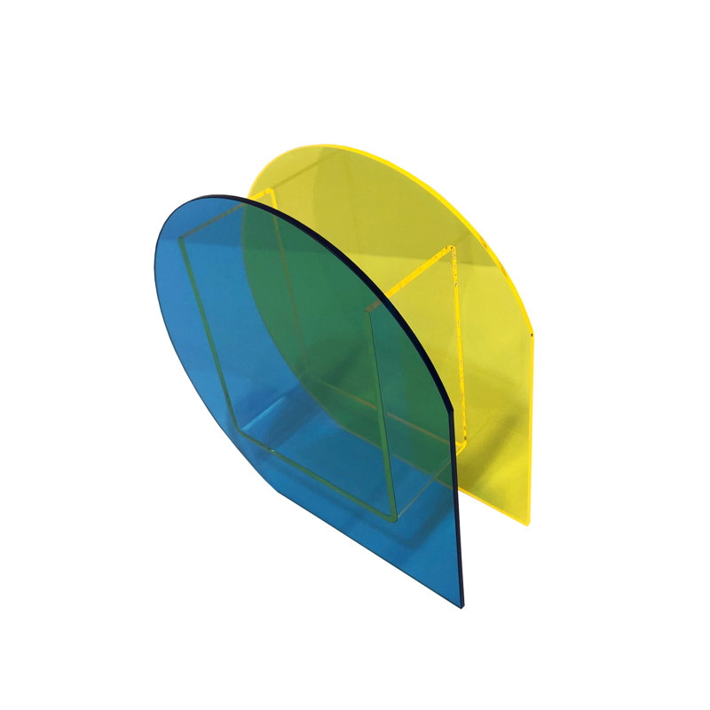 Federick Table Vase, Blue/Yellow