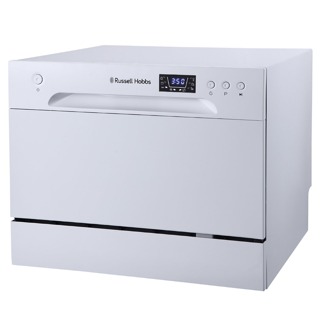 Russell Hobbs Rhttdw6w 6 Place Setting Table Top Dishwasher - White - Image 8