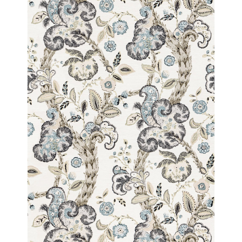 CURBRIA WALLCOVERING, Fumée / ivoire
