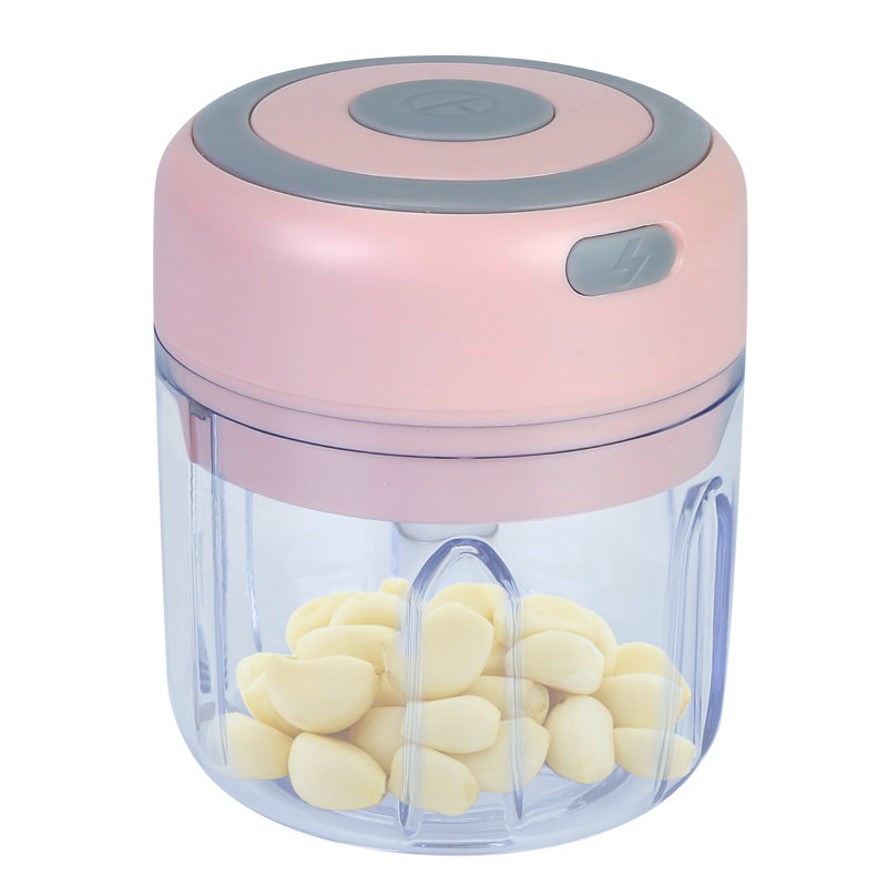 8.45OZ Mini Electric Garlic Chopper, Pink