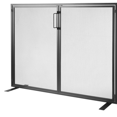 1 Panel Iron Fireplace Screen