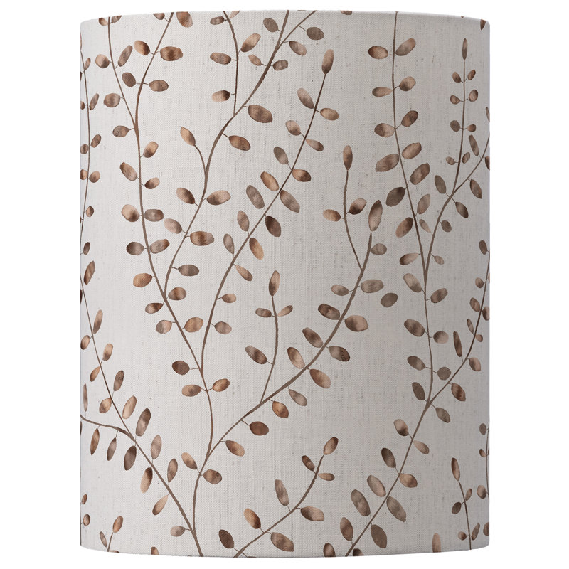 Cotton Round Lamp Shade, Blue, 40cm H x 30cm W x 30cm