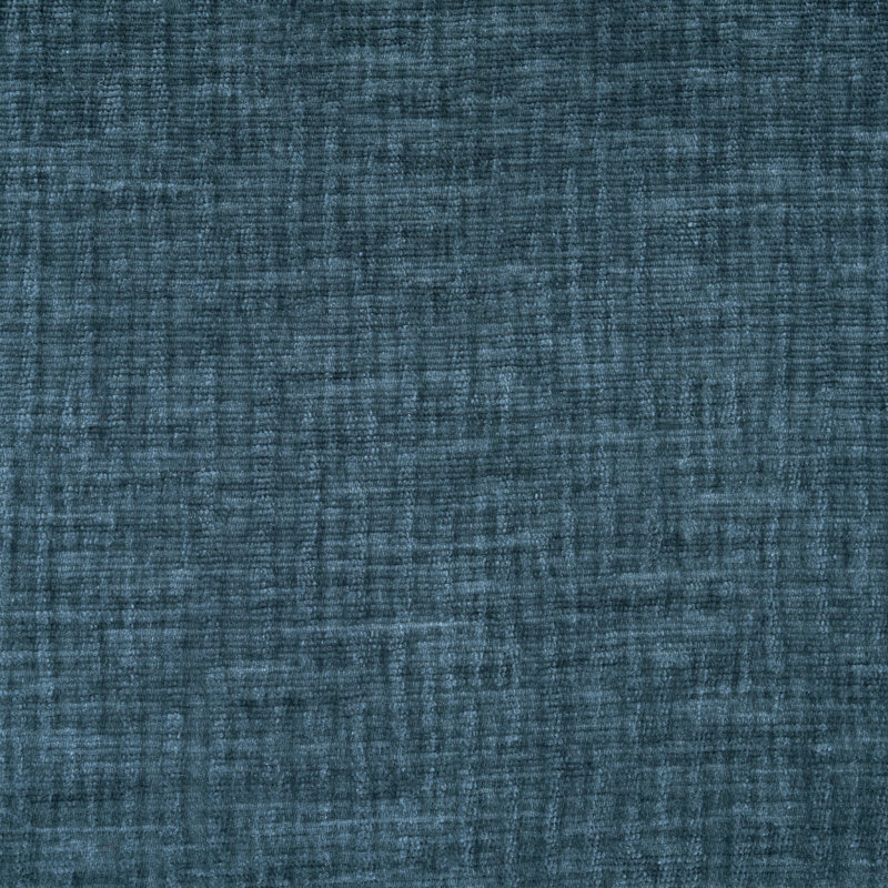 Boneless 2 - Piece Upholstered Sectional, Blue Chenille