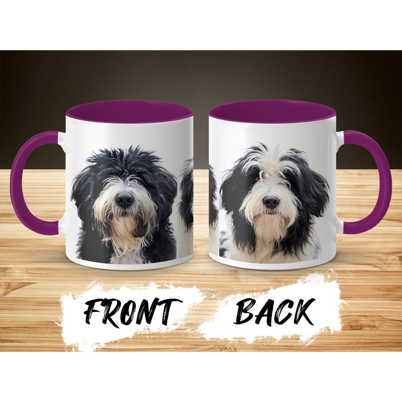 Ceramic Coffee Mug, Purple, 1