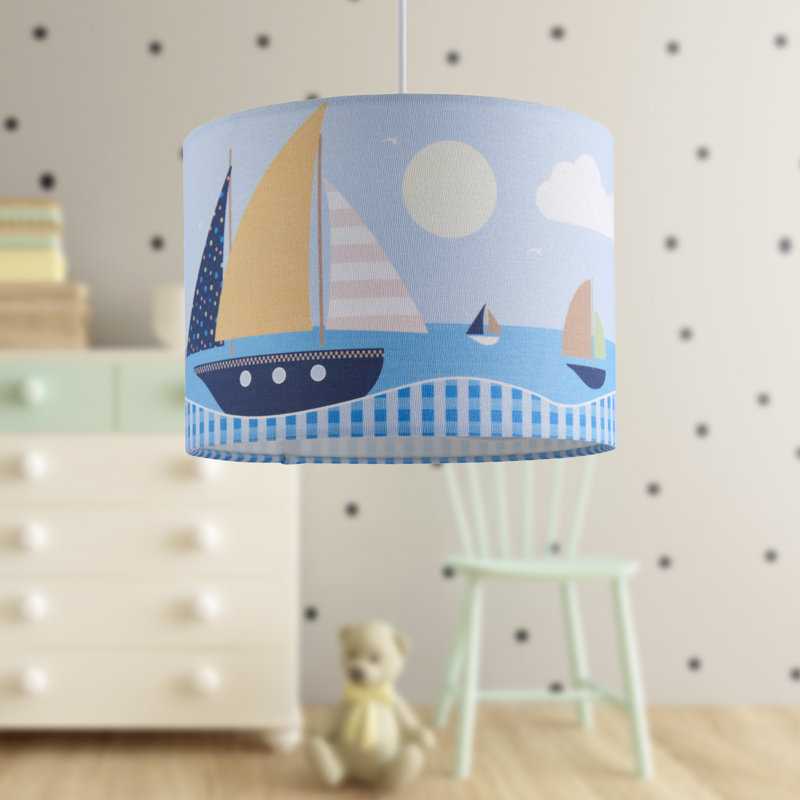 18 cm H Drum Fabric Lamp Shade