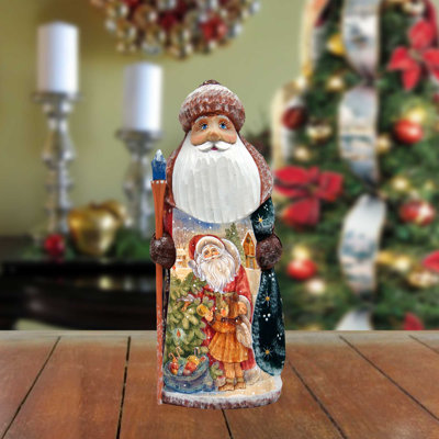 Figurines de Noël sculptées à la main