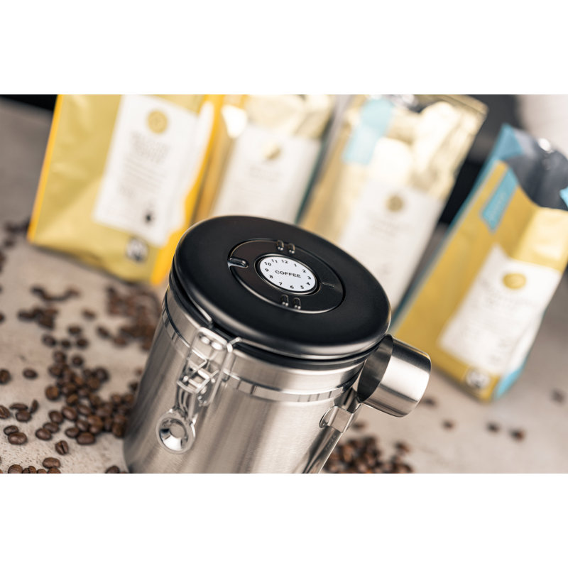 Café Ole Stainless Steel 500ml Coffee Canister