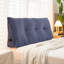 Triangle Wedge Headboard Pillow Backrest Support Cushion-1689654081-1689654083