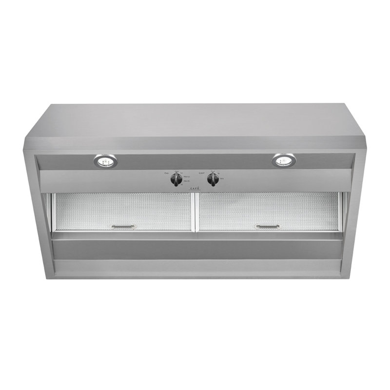30" 590 CFM Ducted Wall Mount Range Hood with Night Light, Stainless Steel / Brushed Stainless