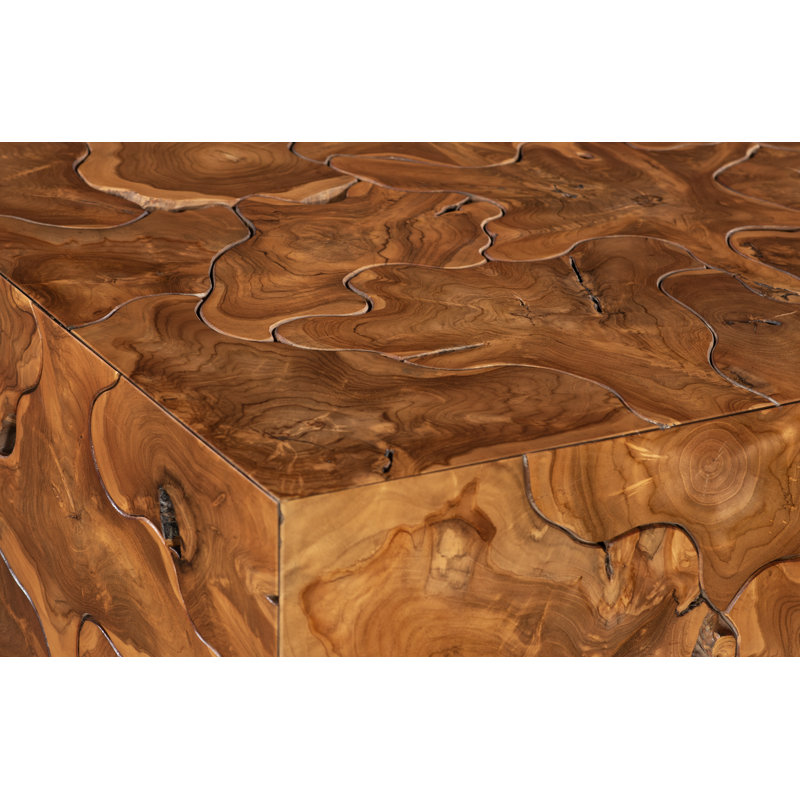 Chunk Teak Slice Coffee Table