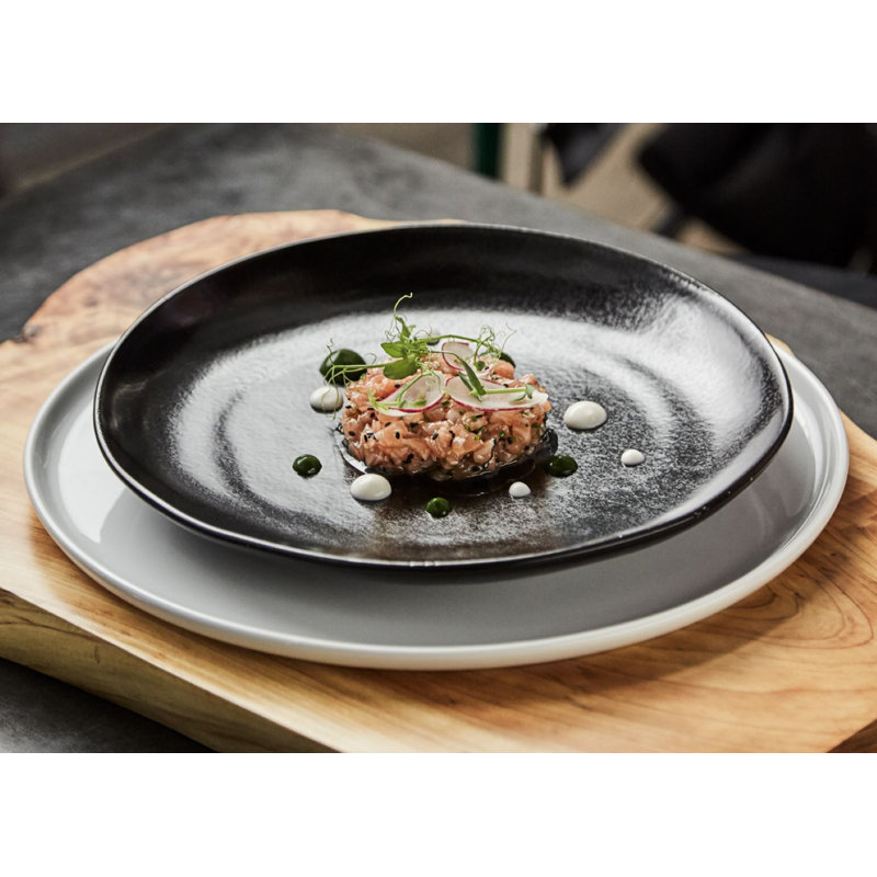 Assiette plate 10 po Kiln®, Poivre