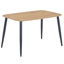Huetter 5-Piece Casual Dining Set - Spacious Rectangular Table & 4 Curved Plastic Chairs-1432141303-1416834258