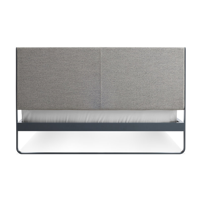 Me Time Upholstered Bed, Full, Tait Charcoal/Slate