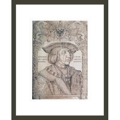 «Maximilian I Emperor of Allemagne (1459-1519)» par Albrecht Dürer, impression giclée encadrée