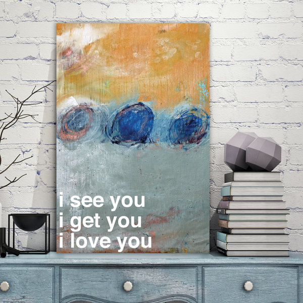 East Urban Home I Love You by Kent Youngstrom - Wrapped Canvas Painting ...